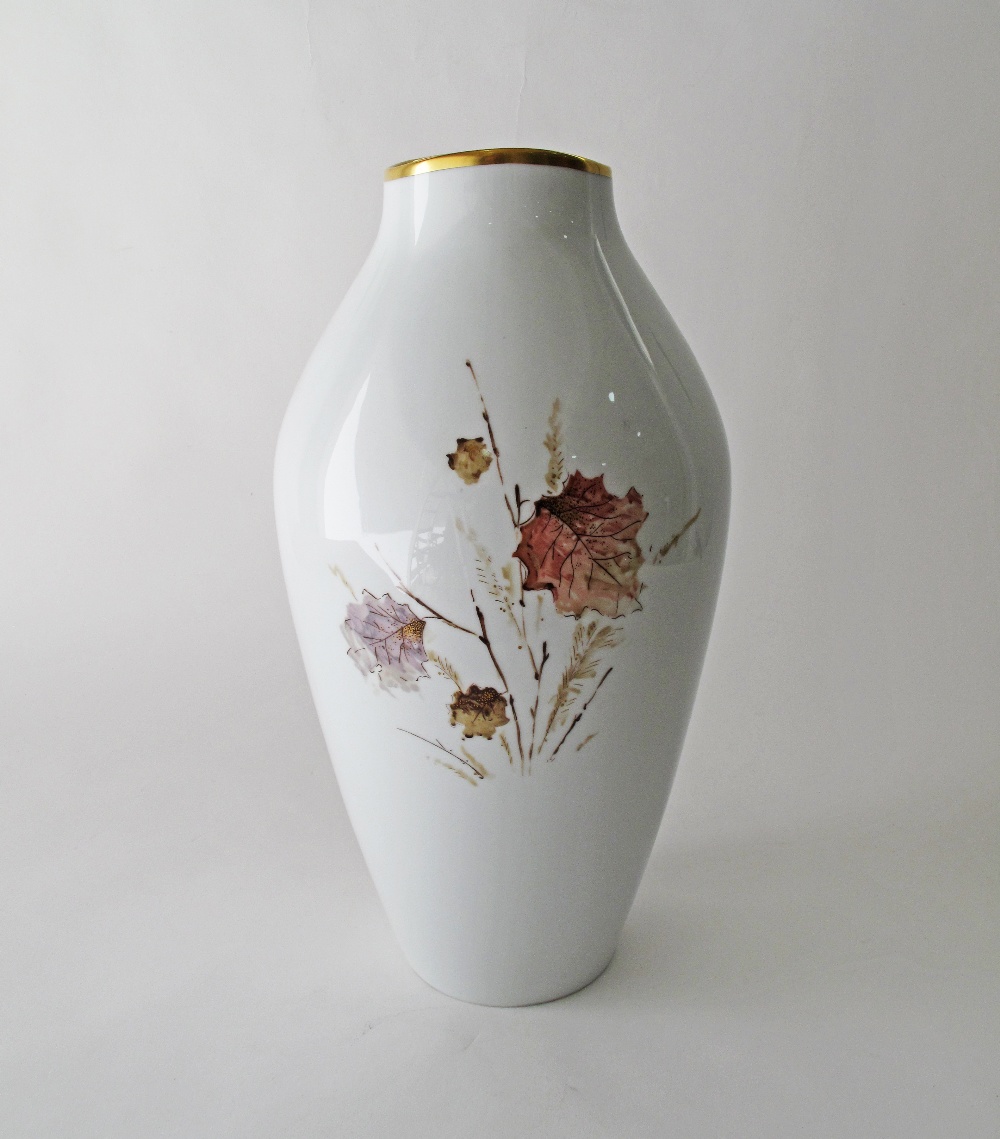 A German KPM porcelain baluster vase - Image 2 of 3
