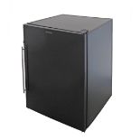 A French electric wine cooler, EURO CAVE 65X65cm, H95cm with 5 sliding shelves and a capacity of