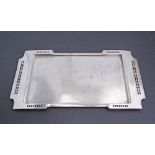 Hans Ofner / Josef Hoffmann Argentor Austrian Silver Plated Serving Tray, c1920. Made by Argentor