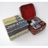 A Zenith 80 medium format single lens reflex camera. Complete with Vitoflex f2.8 80mm lens, 2