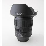 Nikon Nikkor 10-24mm F/3.5-4.5 G Aspherical ED IF DX SWM AF-S Autofocus wide angle zoom Lens For