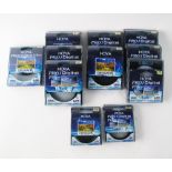 Collection of HOYA PRO1 Digital Camera filters. (11)