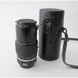 Nikon Nikkor 200mm F/4 AIS Manual Focus telephoto Lens.