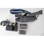 A SONY Hi8 Handycam Video camera recorder, Hifi Stereo, with charger, 2 batteries, cassette and a
