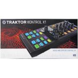Traktor Kontrol X1, the compact DJ performance controller with responsive controls over two
