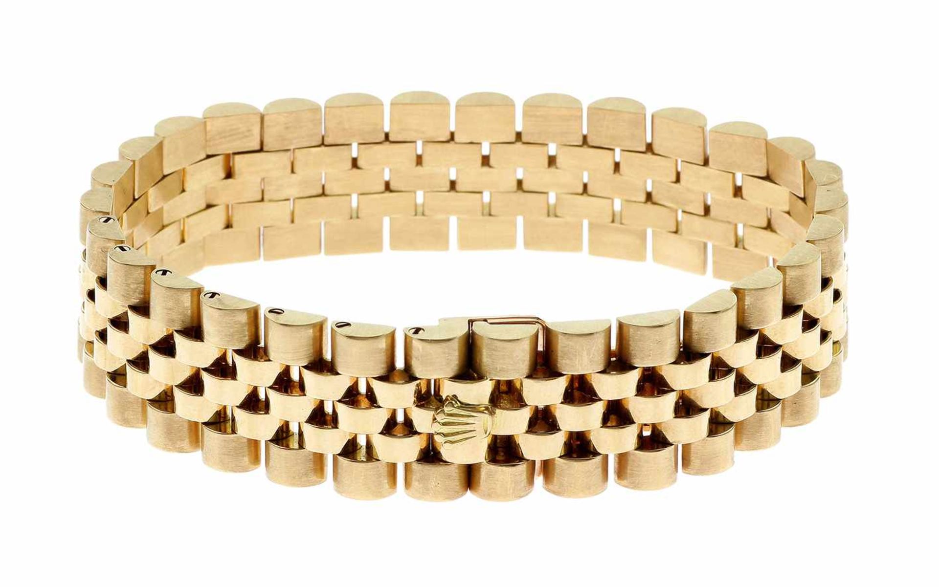 ﻿Rolex Armband ( Jubile) 750/- Gelbgold 73,38 g Handgelenksumfang 19,00 cm