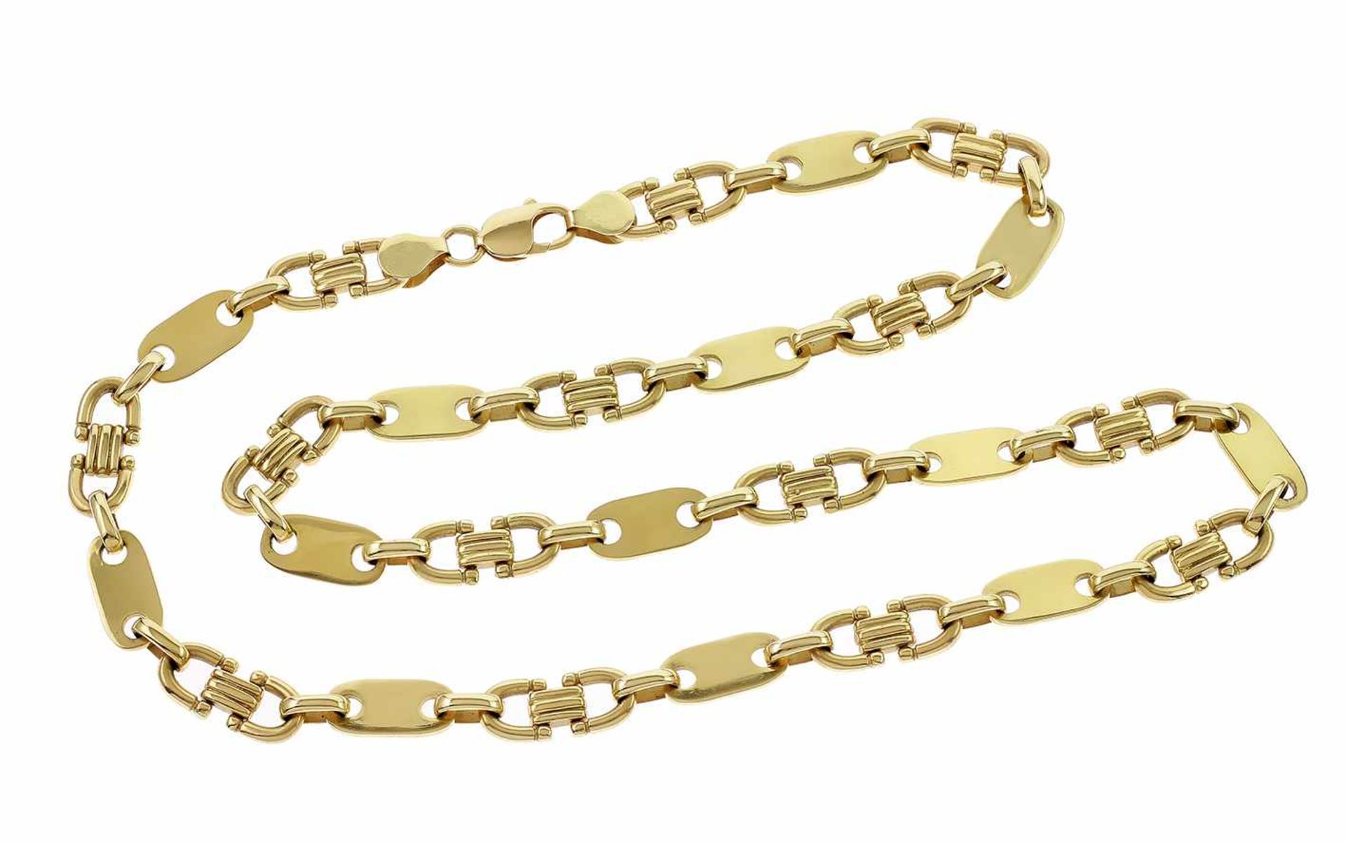 ﻿Kette 585/- Gelbgold 124,45 g Länge 73,00 cm Breite 9,80 mm