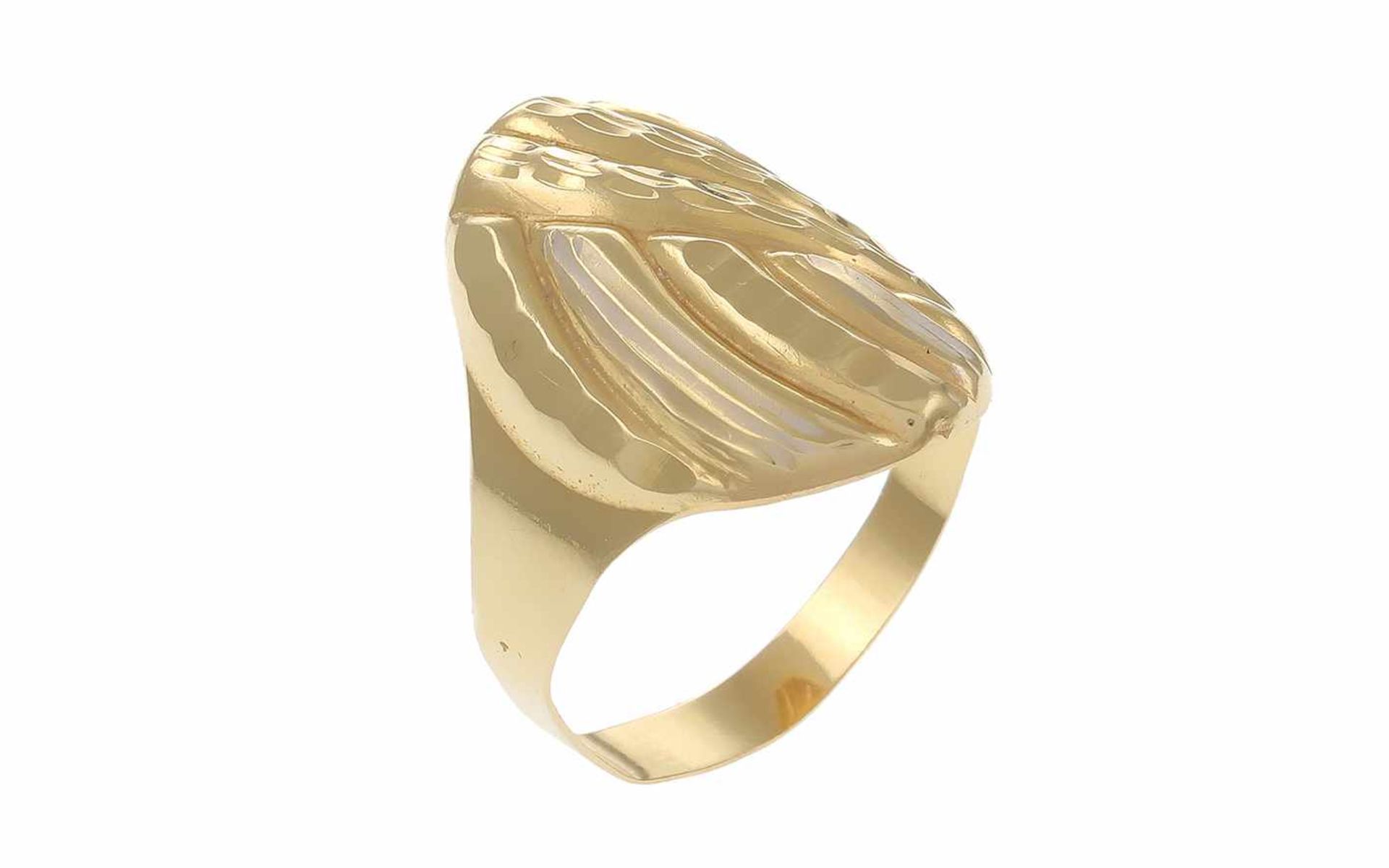 ﻿Ring 585/- Gelbgold 2,27 g Ringgröße 62