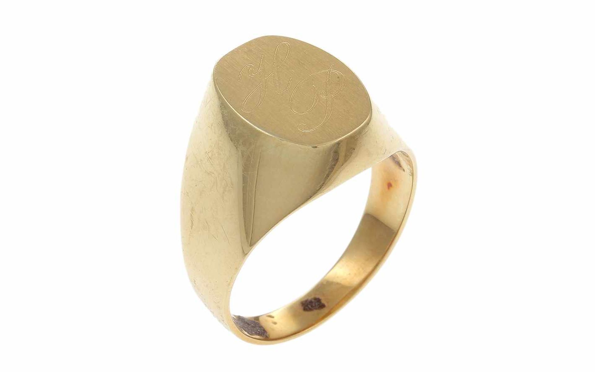 ﻿Ring 585/- Gelbgold 10,68 g Ringgröße 70