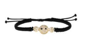 Shamballa Armband Smiley