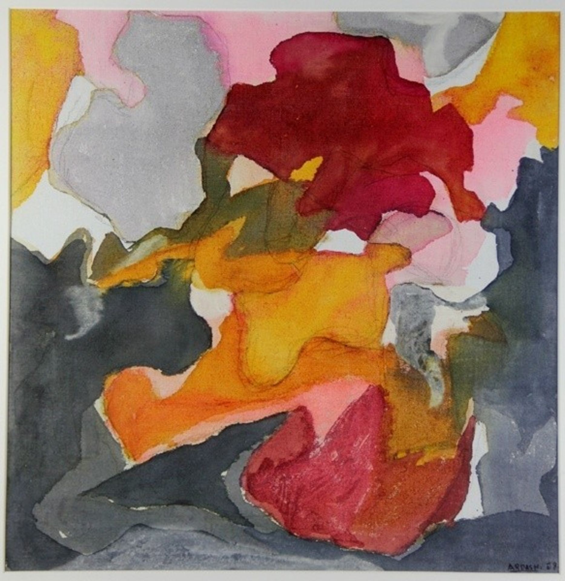 Kakafian, Ardash1941-1999, Komposition aus aneinander- und zum Teil am Rand übereinanderliegenden