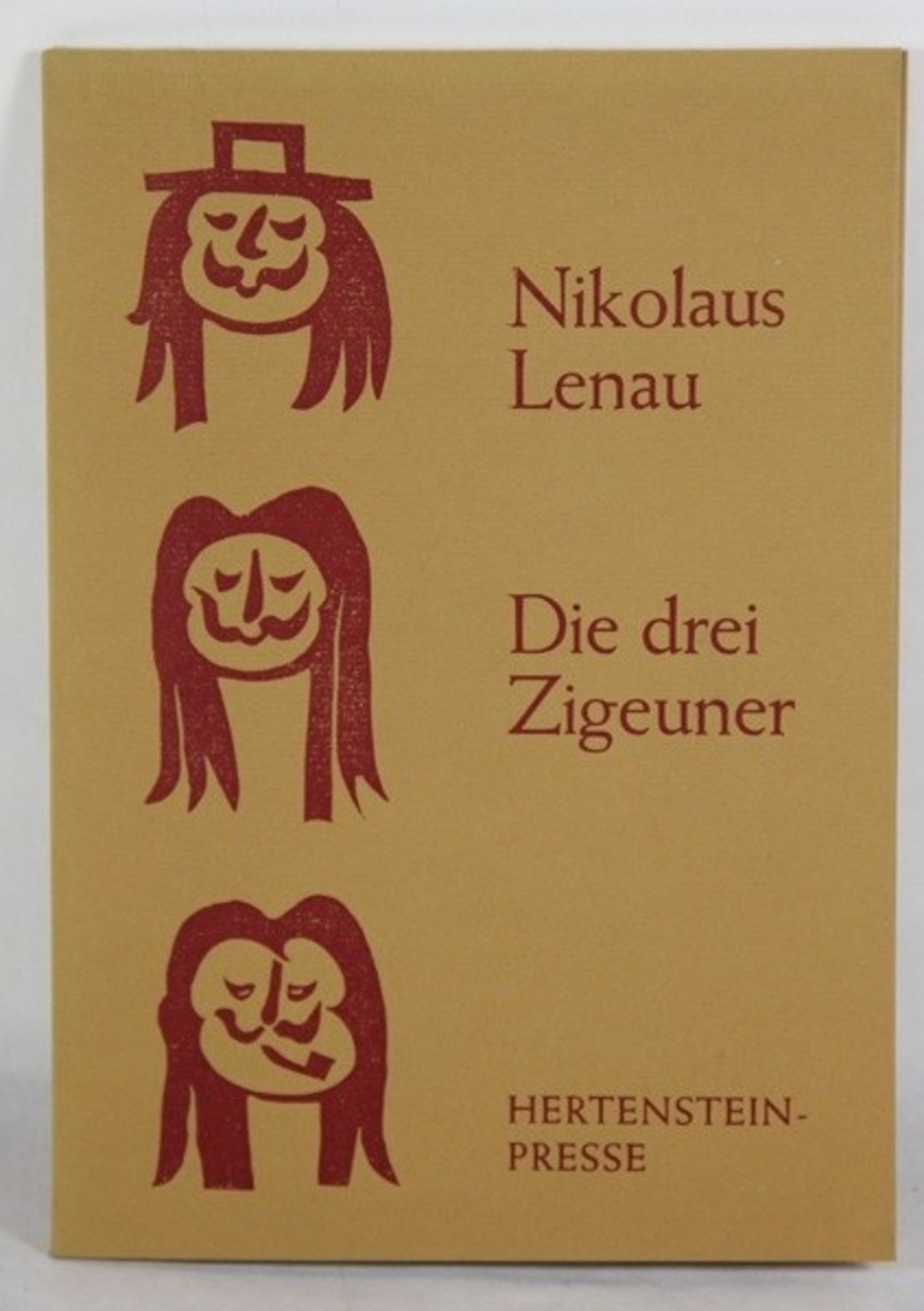 Nikolaus Lenau Kunstbuch Hertenstein1985, Hertenstein-Presse, Nikolaus Lenau, Die drei Zigeuner,