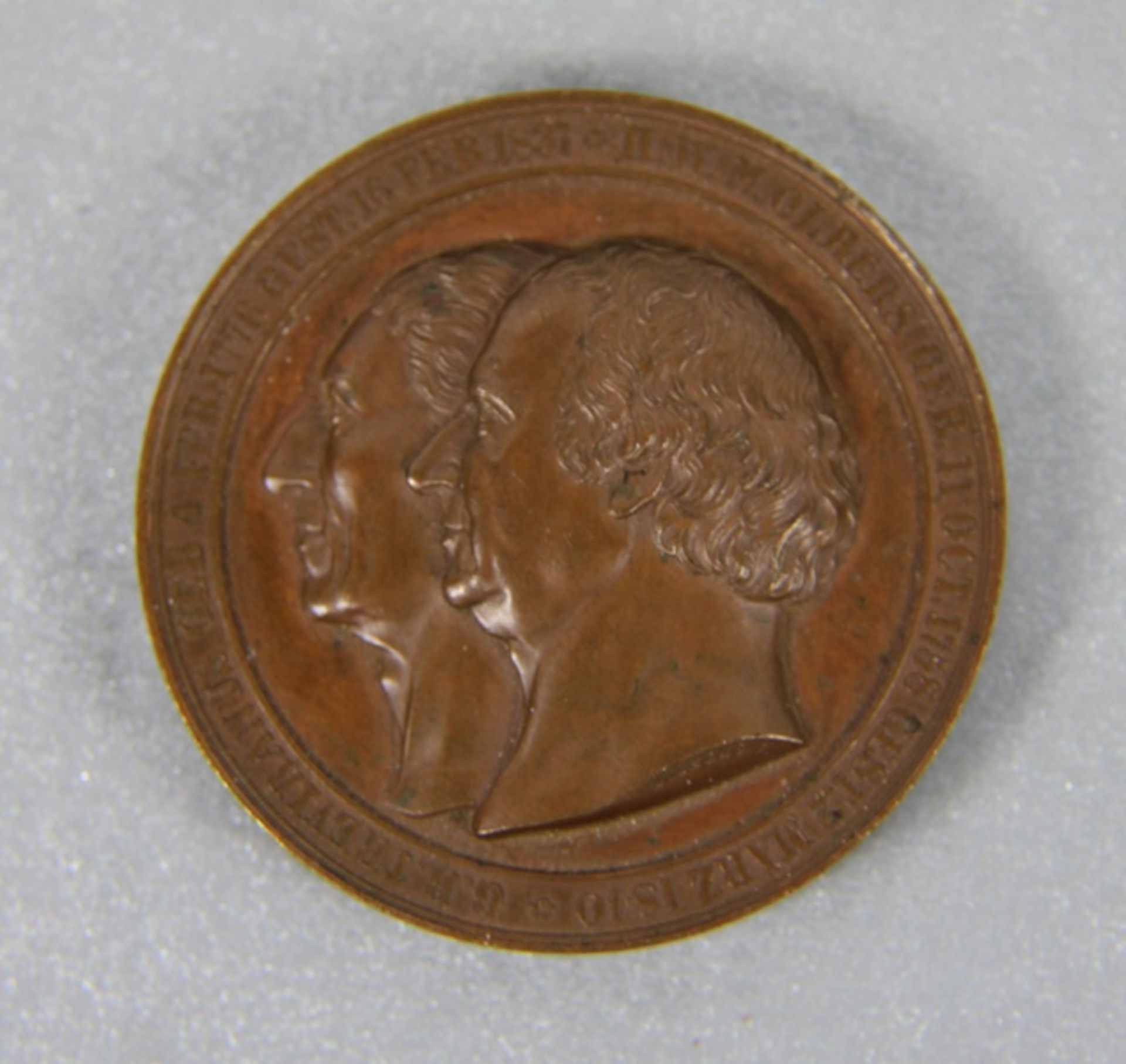 Wilkens-Medaille1844, Bronze, Medaille Entwurf K.P. Wilkens, Medaille auf die Versammlung