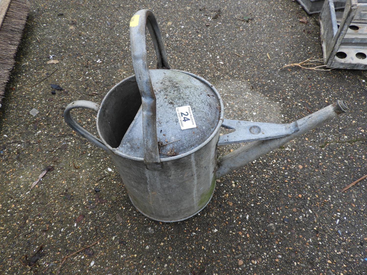 Galvanised Watering Can