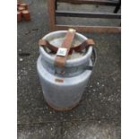 Galvanised Churn