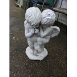 Resin Garden Ornament - Cherubs