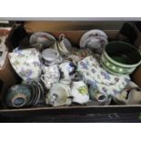 Box of Misc - China, Ornaments and Pin Dishes etc