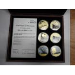 Cased Collectors Coins 250 Years HMS Victory with Certificates of Ownership