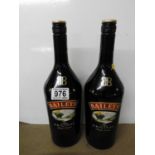 2x Litre Bottles of Baileys