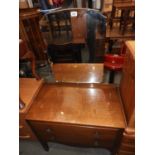 Mirrored Two Drawer Dressing Table