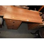 Desk with Three Drawers