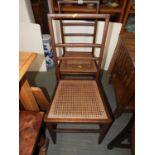 Pair of Cane Seated Chairs