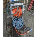 Hose on Reel and Pot Stand