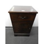 Bedside Table with Drawer and Cupboard under