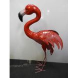 Metal Flamingo