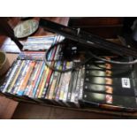 Quantity of DVDs, Videos and Sony DVD Player
