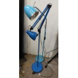 2x Tall Anglepoise Style Lamps