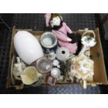 Box of Misc - Ornaments, Teapot etc