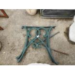 Painted Metal Garden Table Legs