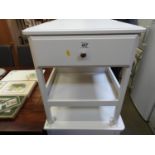 Bedside Table with Drawer - to match previous lot