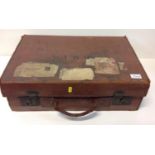 Vintage Leather Suitcase