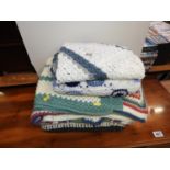 Quantity of Crochet Blankets