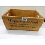 Wooden Box - Hogwarts School