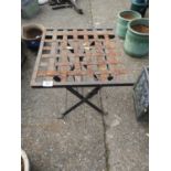 Folding Metal Garden Table