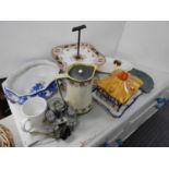 Cake Stand, Treen, Cheese Dish etc