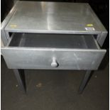 Metal Table with Drawer