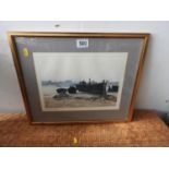 Framed Picture - Oul Tour Broads - No. 6/30 - P Bisson