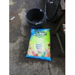 3x Buckets and Bag of Compost