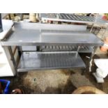 Commercial Stainless Steel Prep Table with Shelf under