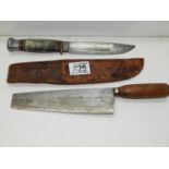 Knife in Scabbard and One Other
