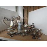 Platedware - Coffee Pots, Egg Cups and Cutlery etc