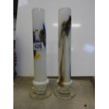 Pair of Glass Vases