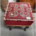 Upholstered Footstool