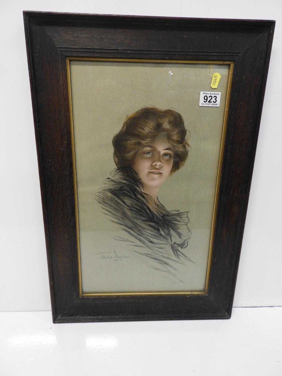 Portrait Signed by Philip Boileau 1903