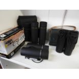 3x Pairs of Small Folding Binoculars