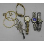 Watches, Brooches etc